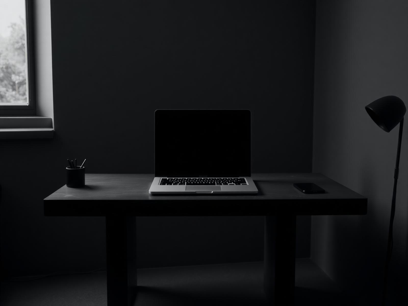 A quiet, modern workspace